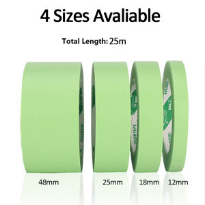 Washi Tape (12mm/18mm/24mm/48mm) For Automotive Used Sold per Pc Washi Tape Painters Tape