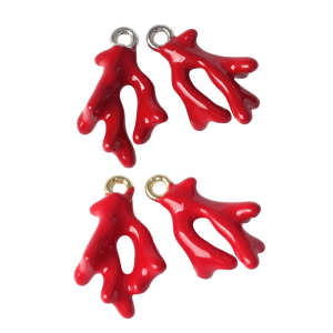 Nghệ nhân oceanics san hô hạt charm hợp kim mặt dây chuyền cho phụ kiện thủ công crafting xách tay đa năng thiết kế