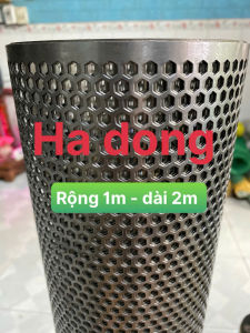 TÔN ĐỤC LỖ LỤC GIÁC ( Rộng 1m x Dài 2m) thép nguyên bản chưa sơn