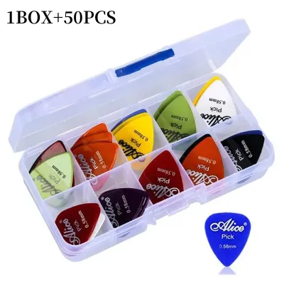 PLAYOU Multicolor Guitar Picks 24 Pieces ABS Premium Plastic Guitar Picks for Acoustic Electric Guitars Bass Or Ukulele