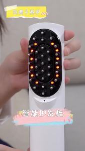 EMS หนังศีรษะ Applicator Liquid หวีไฟฟ้า Tens Head Vition Massager Medicine Essential Oil RF Ion สำหรับ Hair Growth Beauty Care