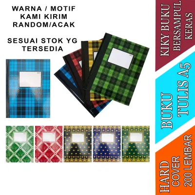 Hard Cover - Kiky - Buku Tulis A5 - 200 Lembar