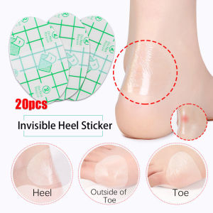 [Hoa cúc nhỏ] 20 miếng dán vô hình chống thấm nước chống mài mòn Miếng dán chân Giày cao gót cao Miếng dán chống đau chăm sóc bàn chân ma sát chống giộp