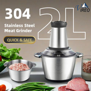 Meat Grinder 2L Meat Mincer Stainless Steel Food Grinder SS Kitchen Blender Food Processor