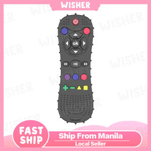 Silicone Remote Control Teether Food Grade Anti-Eating Teether Toddler Soothing Teether Teething Toys