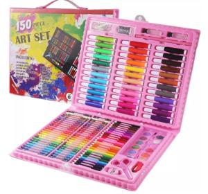 Ahoky - PENSIL WARNA 150PCS - ALAT TULIS SET CRAYON COLOURING SET 150PCS ART