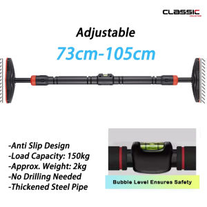 Pull Up Bar Chin Up Tiang Pull Up Alat Olahraga Pintu Alat Fitness Rumah Door Bar Adjustable Door Pull up Bar Heavy Muscle Training Equipment Alat olahraga Rumahan Pull up bar Door