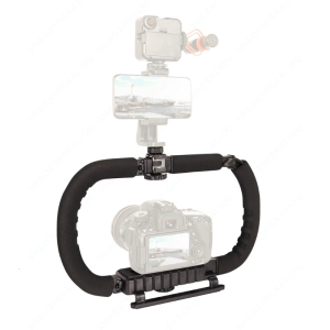 Photography Game Camera Grip U-Shaped Handheld Stabilizer Expansion Cage Mount for Sports Camera U-Grip-Handles