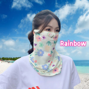 Ice Silk Sunscreen Cap UV Resistant Outdoor Full Face Mask Sun Protection Breathability Cooling For Men/Women