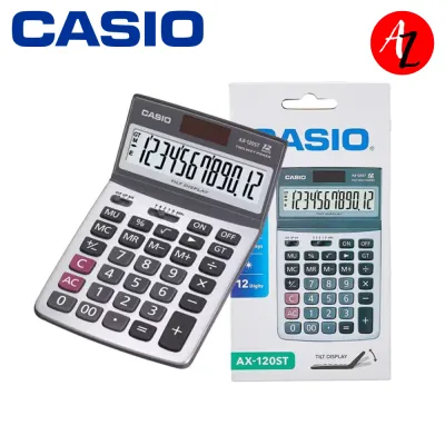 CASIO AX-120ST Desktop Tax 12-Digits Calculator