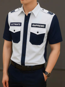 Áo sơ mi áo sơ mi nam cộc tay lịch lãm sang trọng phối màu cực chất -   T37