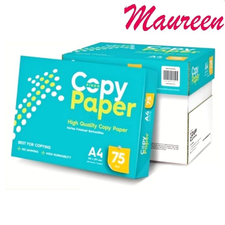 [ COD] COPY PAPER Kertas HVS A4 75gr Copy Paper Kertas Fotocopy 1 RIM ...