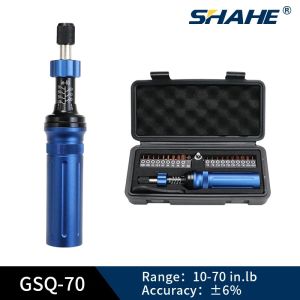SHAHE Torque Screwdriver Wrench Driver Set 20 Bits 1/4” Bit Adapter Quick Clamp For Tools Bike Repairing and Mounting
