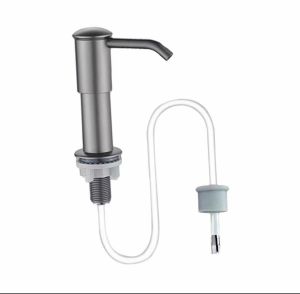 เครื่องจ่ายสบู่สำหรับอ่างล้างงาน เคาน์เตอร์เครื่องจ่ายสบู่เหลว ปั๊มชุดหลอดขยาย สำหรับอ่างล้างงาน