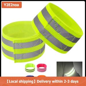 【Local shipping】 Reflective Bands Arm Belt LED Reflective Light Arm Armband Strap Safety Belt for Night Running Jogging Cycling Wristband