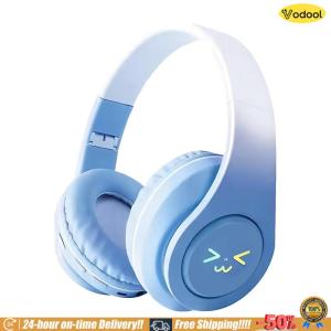 [VOS] Kawaii Wireless BT5.3 Headset Rechargeable RGB Glowing BT Headphone Gradient Color Gift for Friends