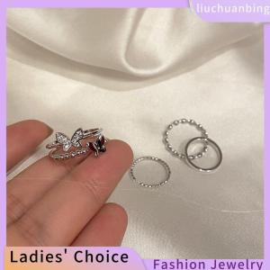 [Hot Sale Jewellery]liuchuanbing Butterfly Metal Punk Rings Cool Adjustable Index Finger Ring Fashion Knuckle Jewelry For Women Teen Jewelry Gifts Accessories