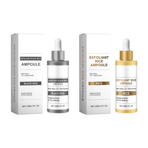 new 2 In 1 Rice Exfoliant Peeling Ampoule Gentle Exfoliating Peel Shot Glow Exfoliating Face Serum For Dead Skin/Blackheads Removal hot