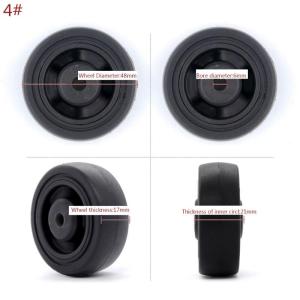 1PC Luggage Plastic Swivel Wheels Rotation Suitcase Replacement Casters