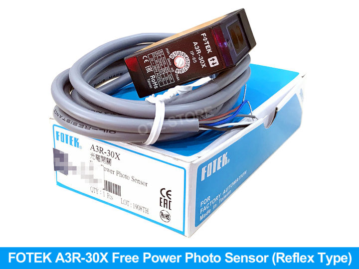 Fotek A3R30X 30cm Free Power Photo Sensor IP65 (Reflex Type) Lazada