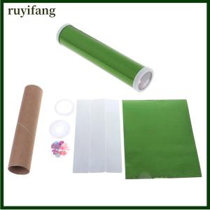 ruyifang [Flash Sale] DIY Colored Rotating Kaleidoscope Kits Science Educational Craft Kid Toys