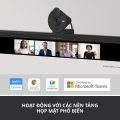 Webcam Full HD Logitech Brio 300 Màn che ống kính, Micrô giảm tiếng ồn, USB-C, được chứng nhận cho Zoom, Microsoft Teams, Google Meet, tự động điều chỉnh Ánh sáng. 