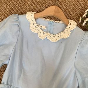 GIORGIONE Detachable Hollow Out Crochet Shawl Round Neck Sweet Knitted Scarves Simple Scarf Accessories Blouse Shoulders Fake Collar Women