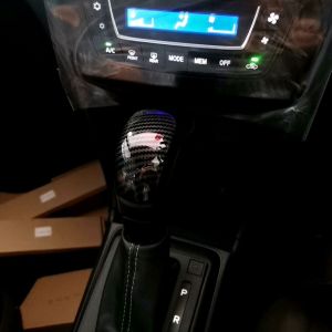 Vemart Perodua Myvi gen3 gm3 gear shift knob frame garnish carbon fiber Glossy black myvi fl 2018-2022