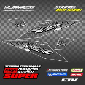 Decal Striping Beat Karbu Premium UV Transparan Warna-warni - VIETNAM