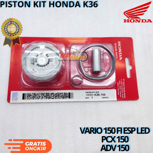 Piston kit honda K36/STD untuk motor VARIO 150 FI ESP LED PCX 150 ADV 150. AHM berkualitas original asli ori dan presisi