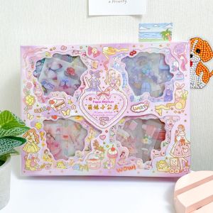 Stiker MIMI Isi 20 40 100 Lembar Dekorasi Buku Journal Laptop Anak dengan 4 Desain Berbeda dan 100 Lembar Total.