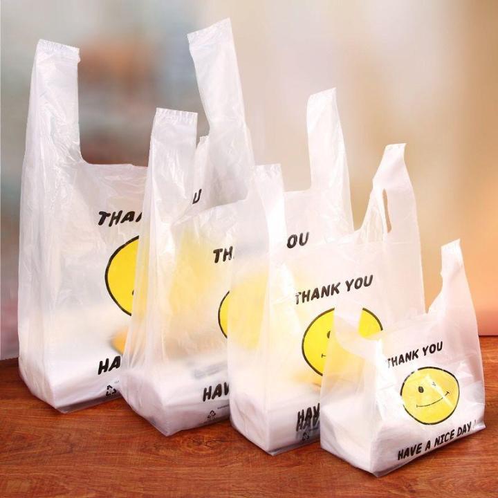 Smiley plastic online bag