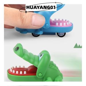 HUAYANG01 [2023 new HOT FASHION] lazlook ของเล่นรถหัวจระเข้ใช้มือดึงกลับด้านของเล่นการ์ตูนฮิปโปลูกสุนัขดึงถอยหลังของเล่นรถกดฟันกัดนิ้วเล่นเล่นเล่นเล่นเล่นสนุกๆ