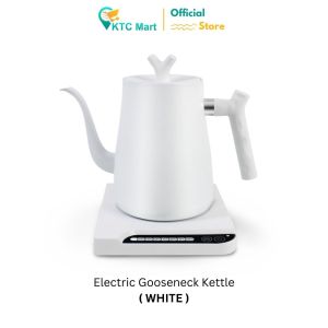 Teko Kopi Leher Angsa Elektrik Gooseneck Kettle Stainless steel With Stage Temp Control Kapasitas 1 Liter Smart Kettle KTC Mart