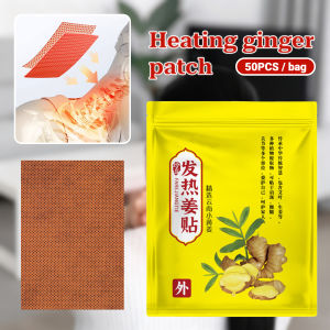 Memanaskan tompokan halia Heat Ginger Patch Pain Ginger Heat Patch Warm Pad Herbal Therapy