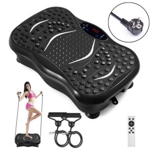 SERAPHYXO 4D Vibration Fat Shaking Machine Mini Music Vibration Platform Plate Slimming Equipment Anti-slip Body Shaping Machine Body Building