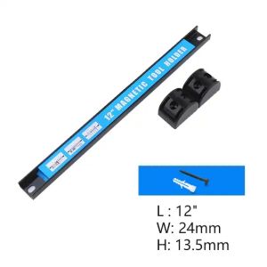 8/12/18/24" Magnetic Tool Holder Bar Racks Metal Magnet Storage Tool Organizer Set with Mounting Brackets & Screws