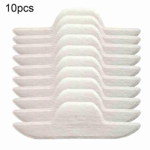 VIVIDI 10Pcs Anti Perspiration Collar Sweat Patches Disposable White Absorbing Sweat Sticker Breathable Shirts Stickers Shirt Collar Use
