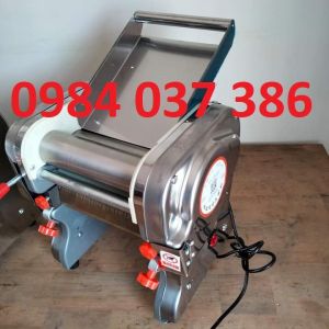 Máy cán bột cắt mì sợi làm bánh FKM 200 trục 20cm