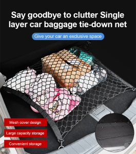 Luggage Net Organize Clutter Car Luggage Organizer Large Storage Capacity not Hurt Anti-bump
