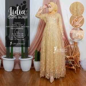 baju wanita model baru /gamis terbaru kekinian viral dewasa /lidya