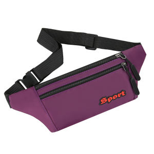 Túi đeo bụng nam nữ vải dù chống thấm nước cao cấp size 24cm