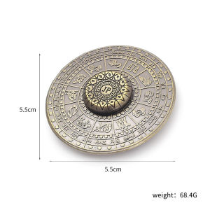 Zinc Alloy Material ， Zodiac Compass ， Fingertip Gyro ， Fidget Spinner