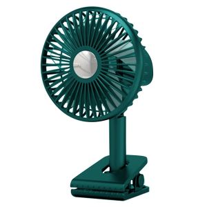 Oatsbasf Summer 2000mAh Battery Rechargeable Usb Fan Car Automatic 360° Head-Shaking Cooling Fan with RGB Ambient Light