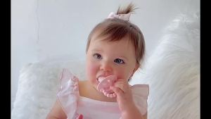 RaZBaby Chompy Mushroom Silicone Teether Red & Blue - 2 pack ( raz baby infant soother pacifier )