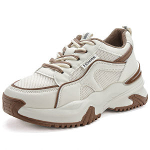 Womens Sneakers Running Shoes for Women White Shoes Thick‑Sole Versatile Casual Anti‑Slip Soft‑Sole Footwear | COD Available