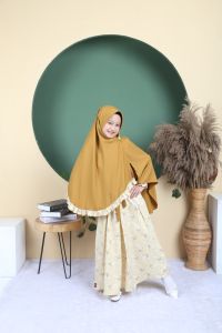 Gamis Anak SD - SMA Baju Anak Remaja Tanggung Gamis Anak Maida ANV Baju Gamis Anak Remaja + Jilbab