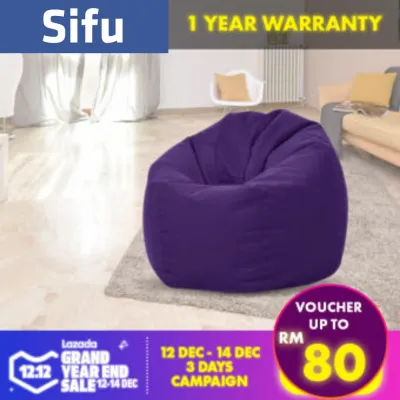Bean Bag Sofa XXXL (3.6kg) Full Set Ori King Size Ready Stock Lazy Chair Kerusi Malas Bedroom Furniture Home & Living