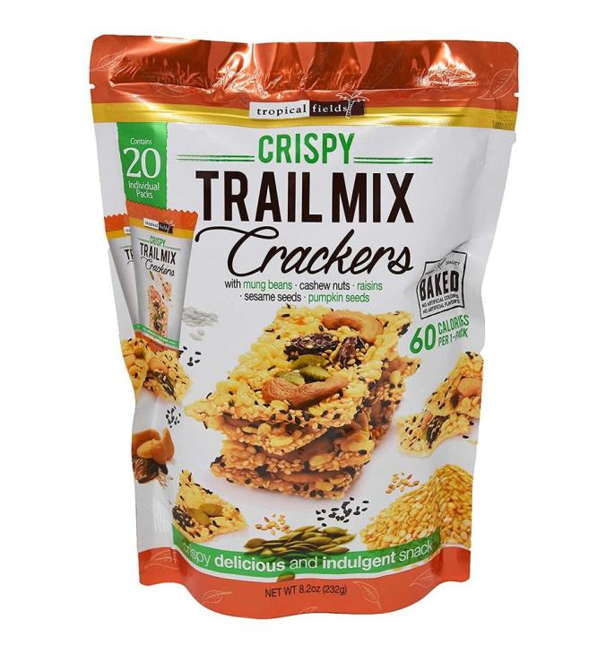 In Season Snacks Crispy Trail Mix Crackers 232g 20 Individual Pack