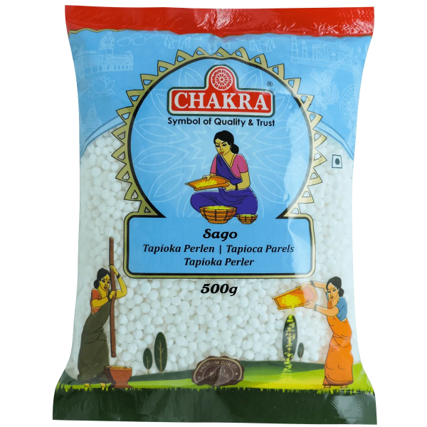 CHAKRA SAGO SEEDS 500 GRAMS # SABUDANA ORIGIN INDIA # BBF 25 FEB 2026 ...